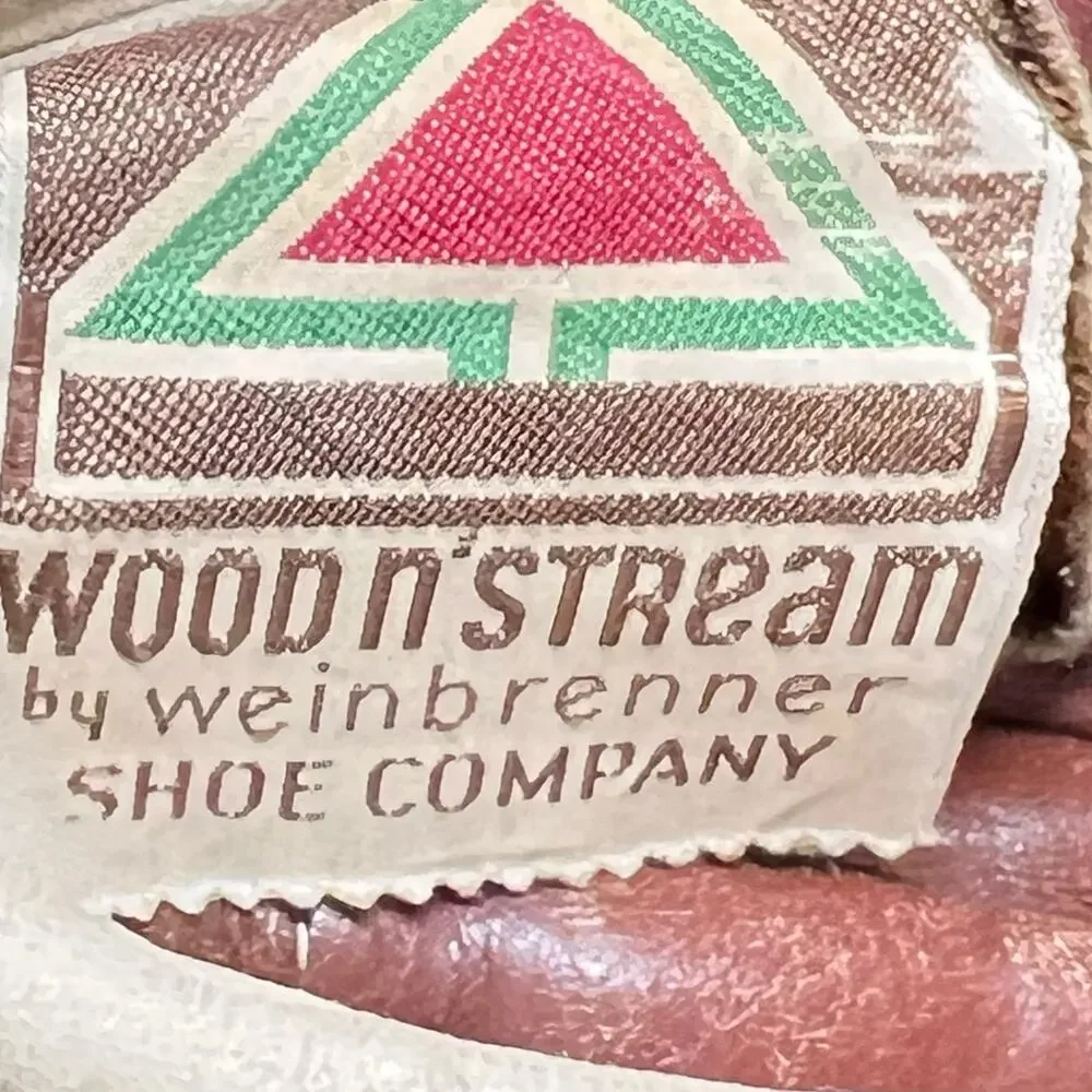 Vintage Weinbrenner Wood N Stream Brown Insulated Hunting Boots Size US 8